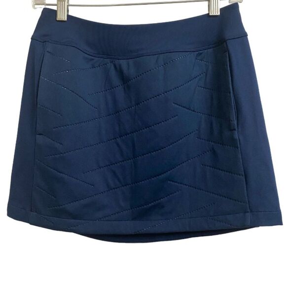 NWT Under Armour Storm ColdGear Reactor Quilted Golf Skirt Size S Athletic Navy - Picture 1 of 15